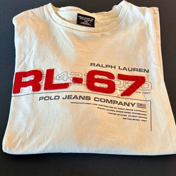 Ralph Lauren Long Sleeve Cooton Tee Shirt XL - Picture 5 of 6